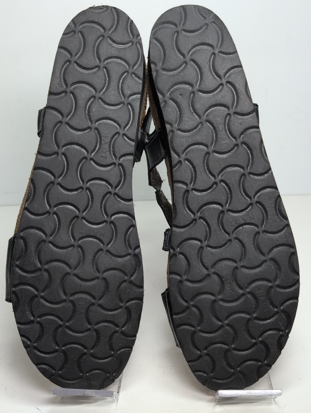 Naot caroline pewter & black wedge sandals womans size 9 EU 40 - Picture 10 of 15